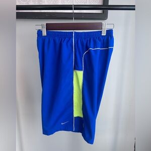 Nike Flex Challenger Running Shorts SZ S
Blue|Neon Green Men's Athletic Shorts